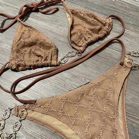 g string gucci|brown gucci bathing suit.